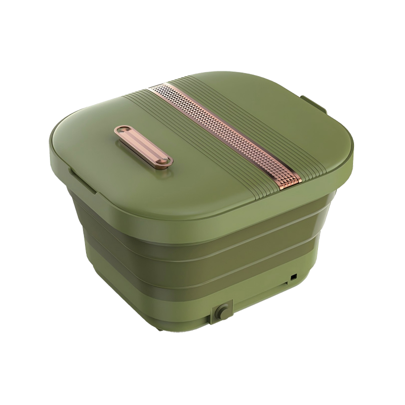 Computer-Controlled Olive Green Foot Spa Bath Massager  (GY-705B)