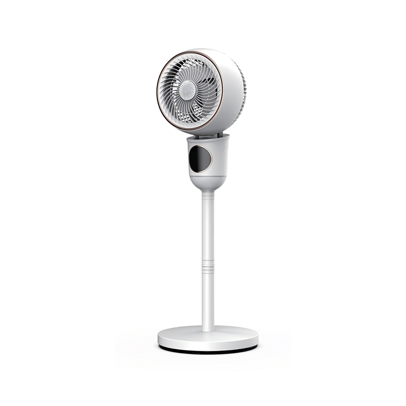 Smart Voice-Control Pedestal Air Circulator Fan（GY-K1102 Figure-8 & Left-Right Oscillation Version）